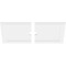 Ekena Millwork Rectangle Architectural Grade PVC Ceiling Medallion, 40"W x 20"H x 3"ID x 14"C x 1"P, Two-Piece CMP40X20RE2-03000 - alternate 4